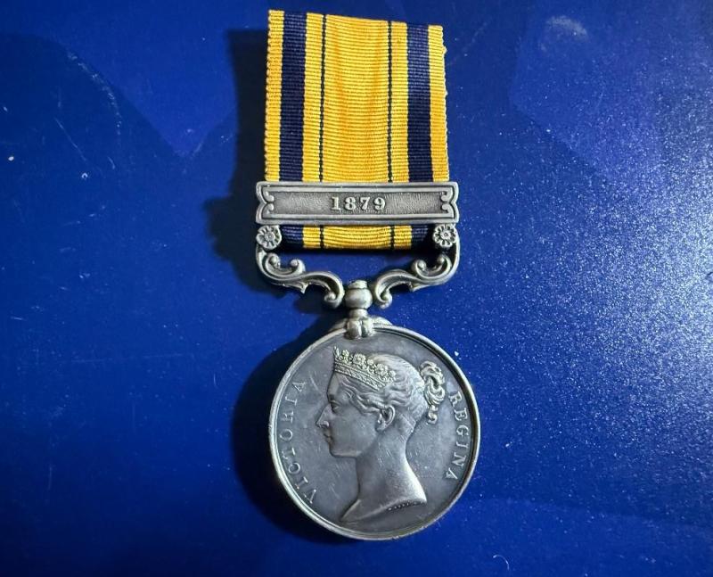 Zulu War Medal To a Sergt 57th Foot
